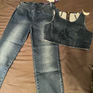 Jennifer Hudson Denim outfit new with tags